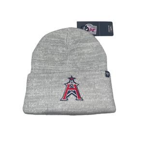 NWT! '47 Brand XFL Houston Roughnecks Brain Freeze Cuff Knit Beanie